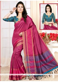 Exuberant Art Silk Traditional Designer Saree