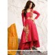 Shilpa Shetty Resham Work Hot Pink Designer Suit