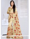 Haute Embroidered Work Faux Georgette Saree