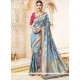 Breathtaking Art Silk Blue Designer Traditional Saree