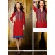 Tantalizing Embroidered Work Rayon Party Wear Kurti