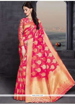 Opulent Weaving Work Banarasi Silk Traditional Designer Saree