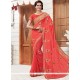 Orphic Faux Georgette Patch Border Work Classic Saree