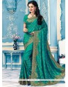 Invaluable Green Classic Designer Saree
