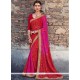Swanky Faux Georgette Patch Border Work Shaded Saree