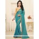 Gleaming Patch Border Work Classic Saree