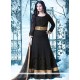 Ayesha Takia Black Embroidered Work Floor Length Anarkali Suit