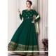 Splendid Green Floor Length Anarkali Suit