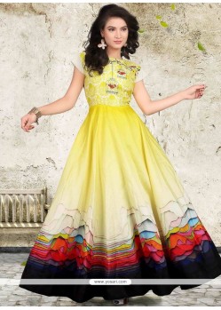 Mystical Banglori Silk Readymade Designer Gown