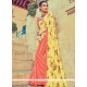 Affectionate Multi Colour Print Work Faux Georgette Printed Saree