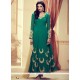 Spellbinding Green Anarkali Suit