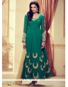 Spellbinding Green Anarkali Suit