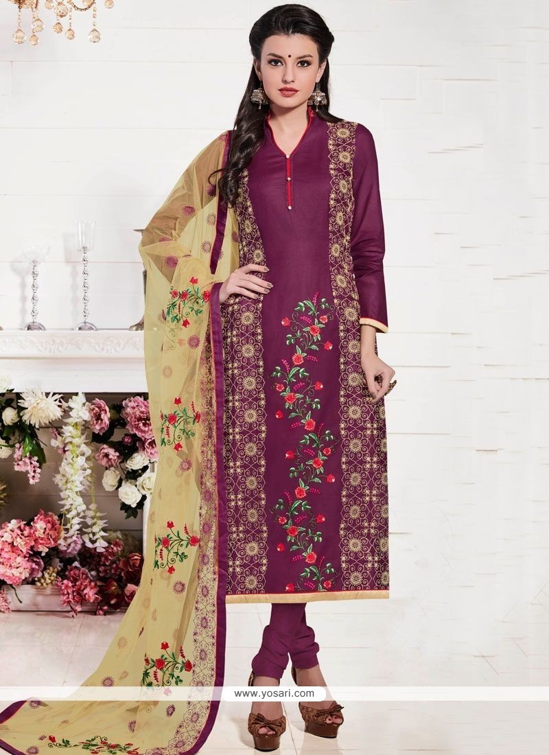 Buy Innovative Cotton Churidar Suit | Churidar Salwar Suits
