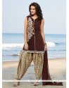 Trendy Brown Readymade Suit