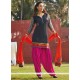 Gripping Embroidered Work Black Readymade Suit