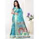 Stylish Art Silk Weaving Work Traditional Designer Saree