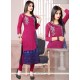 Adorable Embroidered Work Chanderi Party Wear Kurti