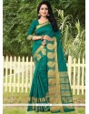 Vibrant Green Designer Traditional Saree
