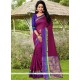 Gilded Magenta Banarasi Silk Designer Traditional Saree