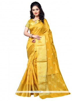 Deserving Cotton Silk Traditional Designer Saree