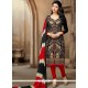 Miraculous Chanderi Embroidered Work Churidar Suit
