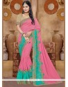 Nice Fancy Fabric Embroidered Work Classic Saree