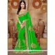 Modernistic Fancy Fabric Embroidered Work Saree