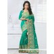 Intrinsic Art Silk Lace Work Designer Traditional Saree