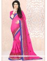 Regal Faux Georgette Embroidered Work Saree