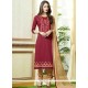 Cherubic Red Churidar Suit