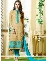 Exciting Cotton Churidar Suit