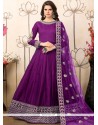 Adorable Embroidered Work Floor Length Anarkali Suit