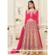 Mouni Roy Pink Floor Length Anarkali Suit