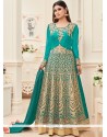 Mouni Roy Embroidered Work Banarasi Silk Floor Length Anarkali Suit