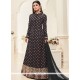 Mouni Roy Embroidered Work Black Floor Length Anarkali Suit