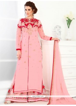 Energetic Resham Work Designer Palazzo Suit