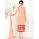 Swanky Embroidered Work Faux Georgette Churidar Designer Suit