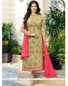 Ayesha Takia Green Churidar Designer Suit