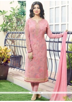 Ayesha Takia Pink Churidar Designer Suit