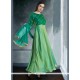 Titillating Art Silk Green Readymade Suit