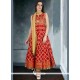 Intriguing Red Raw Silk Readymade Suit