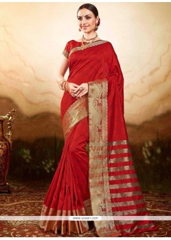 Blooming Art Silk Weaving Work Designer Traditional Saree