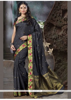 Mesmerizing Art Silk Weaving Work Traditional Designer Saree