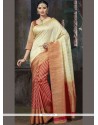 Riveting Weaving Work Art Silk Designer Traditional Saree