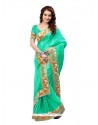 Excellent Sea Green Art Silk Traditional Designer Saree