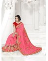 Sightly Embroidered Work Traditional Designer Saree