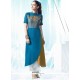 Orphic Blue Designer Kurti