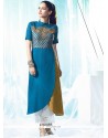 Orphic Blue Designer Kurti