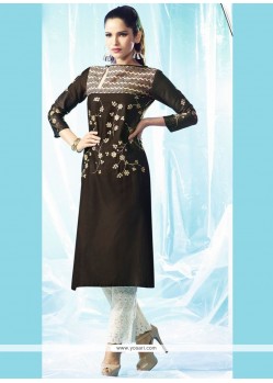 Zesty Embroidered Work Designer Kurti