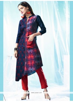 Stupendous Embroidered Work Cotton Designer Kurti